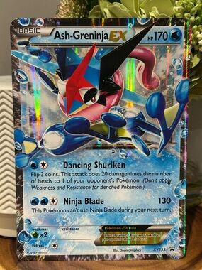 Pokémon Ash-Greninja EX 2016 Jumbo card, XY133, Collectible, Fan Favorite